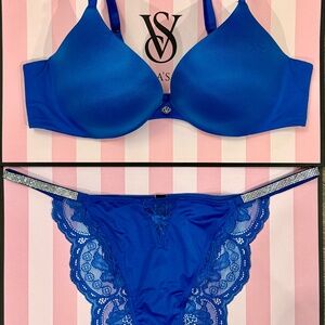 Victoria's Secret Very Sexy So Obsessed Push Up Bra & Cheeky Set 36B/L NWT